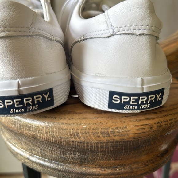 Sperrys ladies sneaker size 10 white very good condition men’s size 8 1/2 - Picture 15 of 15